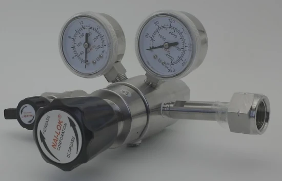 Nailok Régulateur de pression d'hydrogène de gaz d'air réglable basse pression 400 Psi avec jauge pour calibrateur de gaz