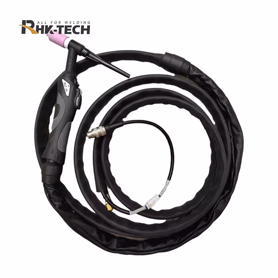 Rhk OEM 4 m câble double interrupteur Wp17 refroidi au gaz Argon Arc TIG torche de soudage