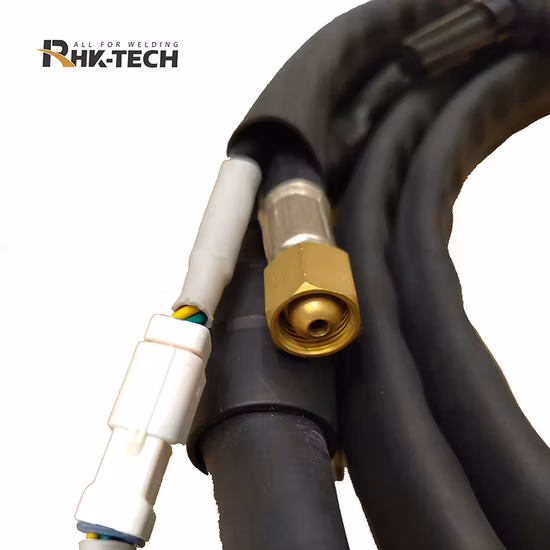 Rhk OEM 4 m câble refroidi au gaz 140 A Wp17 torche de soudage TIG avec connecteur de câble